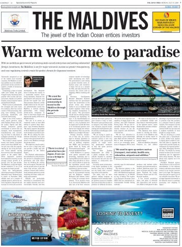 Maldives - The Japan Times Online