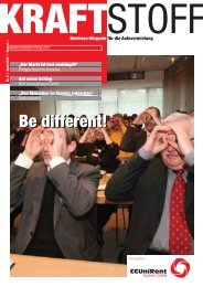 Be different! - Kraftstoff – Business-Magazin für die Autovermietung