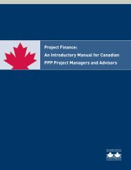 Project Finance - The Canadian Council for Public-Private ...