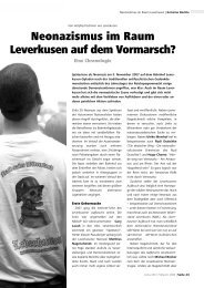 Neonazismus im Raum Leverkusen auf dem Vormarsch? - Lotta