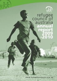 2009-10 Annual Report - Refugee Council of Australia