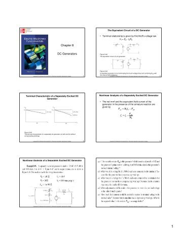 Chapter 8 DC Generators