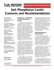 Soil Phosphorus Levels: Concerns and Recommendations - Sera-17