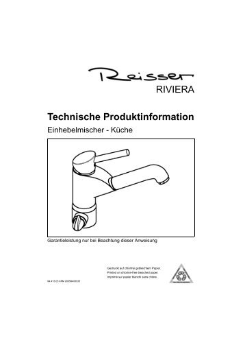 Technische Produktinformation