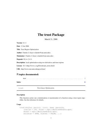 The trust Package