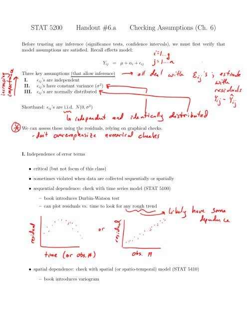 6.a: Assumptions Notes