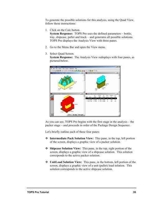 TOPS Pro Tutorial - TOPS - Packaging Software