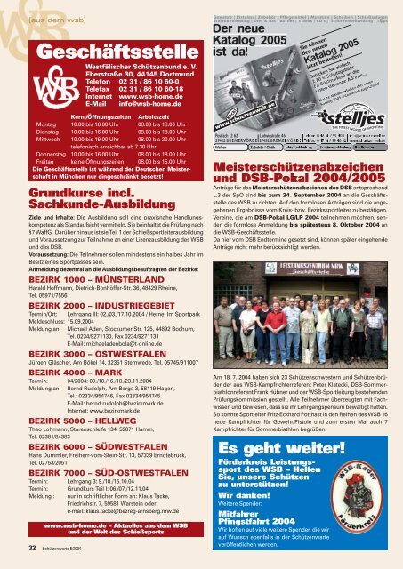 55. Westfälischer Schützentag in Oerlinghausen - Schützenwarte ...