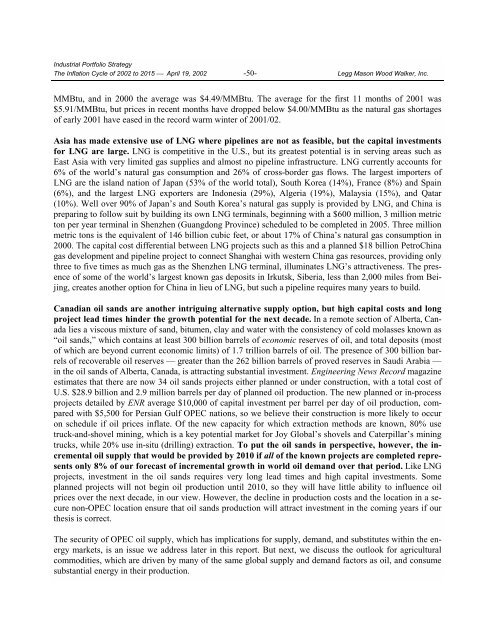 The Inflation Cycle of 2002 to 2015 - Uhlmann Price Securities