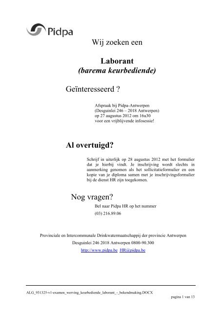barema keurbediende - Gemeente Zandhoven