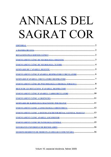 ANNALS DEL SAGRAT COR