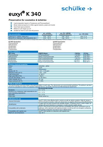 euxyl K 340 - SchÃ¼lke & Mayr