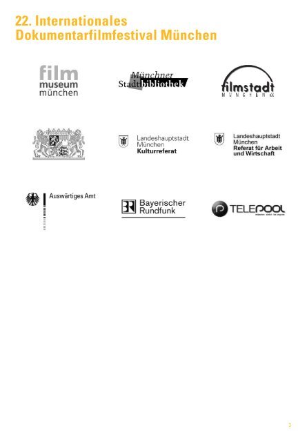 22. Internationales Dokumentarfilmfestival München 02. bis 10. Mai ...
