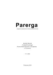 pobierz - Parerga - WyÅ¼sza SzkoÅa FinansÃ³w i ZarzÄdzania