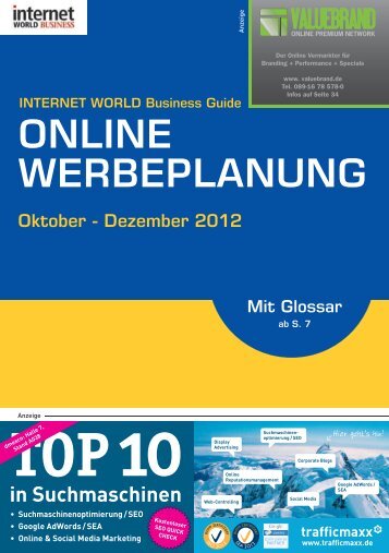 ONLINE WERBEPLANUNG - Internet World Business