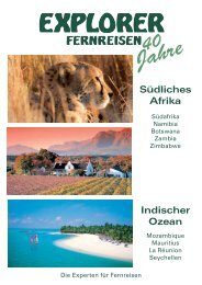 Indischer Ozean Südliches Afrika - Explorer Fernreisen