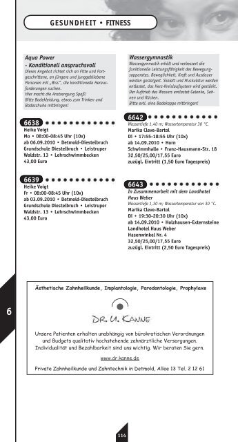 2. Semester - Volkshochschule Detmold