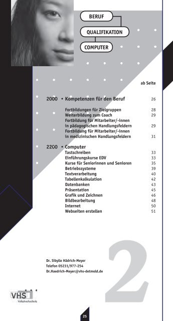 2. Semester - Volkshochschule Detmold