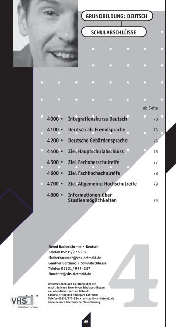 2. Semester - Volkshochschule Detmold