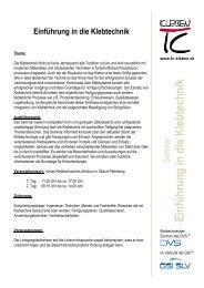 Informationsschrift - TC-Kleben