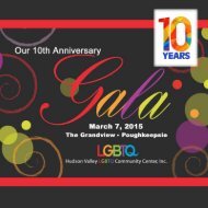 LGBTQ Gala Journal 2015