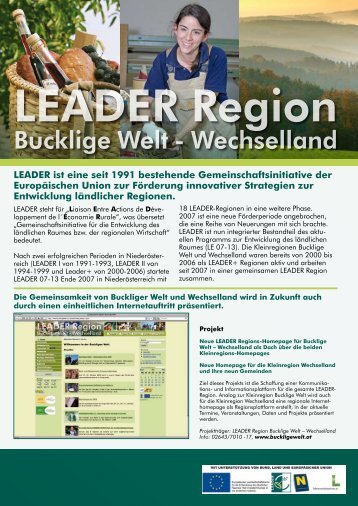 Bucklige Welt - Wechselland - LEADER-Region Bucklige Welt