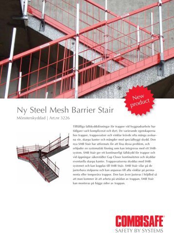 Steel Mesh Barrier Stair Flyer (119,91 KB) - Combisafe