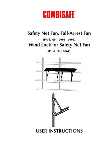 Safety Net Fan, Fall-Arrest Fan - Combisafe
