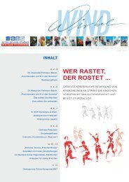 WER RASTET, DER ROSTET ... - Aktion gesunde Knochen