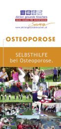 osteoporose selbsthilfe - Aktion gesunde Knochen