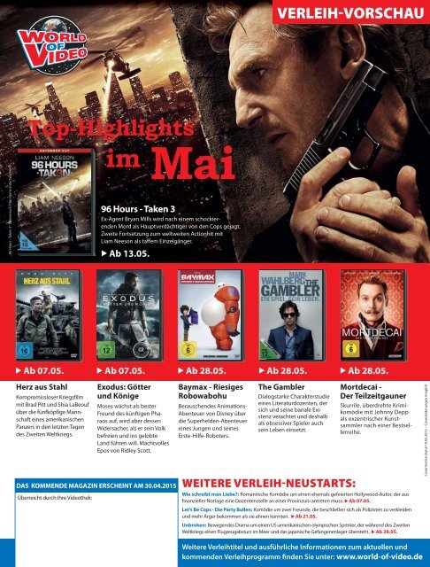 World of Video Kundenmagazin 2015-04