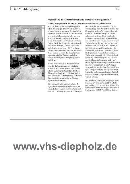 Programm Sept. 05 - Jan. 06 - VHS Diepholz