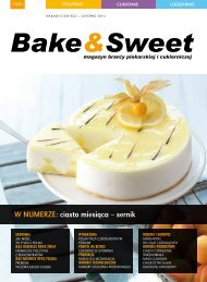 w numerze: ciasto miesiÄca â sernik - Bake & Sweet