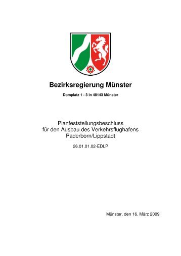 Deckblatt 16.03.09 - Bezirksregierung Münster