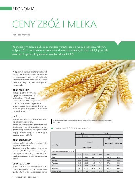 w numerze: Czy opÅaca siÄ byÄ eko? - Bake & Sweet