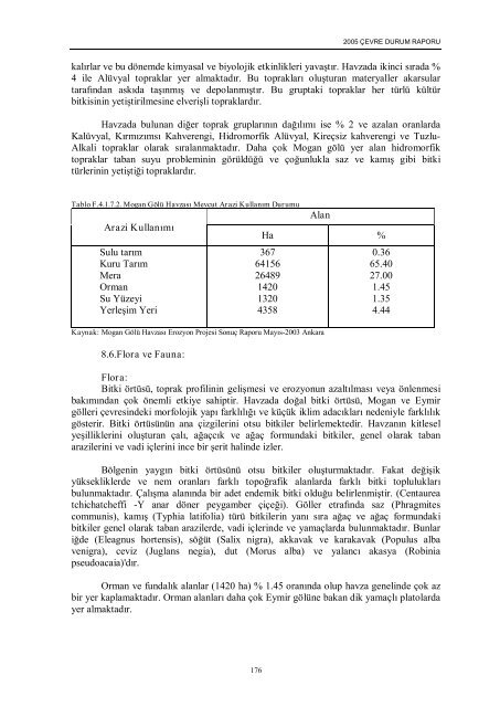 ankara il çevre durum raporu - çevresel etki değerlendirme ...