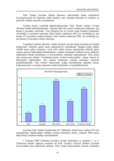 ankara il çevre durum raporu - çevresel etki değerlendirme ...