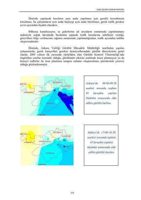 ankara il çevre durum raporu - çevresel etki değerlendirme ...