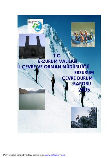 çevre durum raporu-2005 - çevresel etki değerlendirme planlama ...