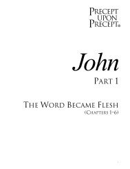 John - Precept Ministries