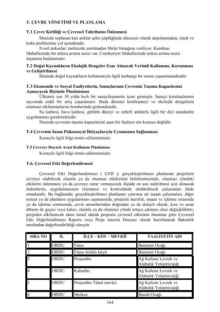 08 - çevresel etki değerlendirme planlama genel müdürlüğü