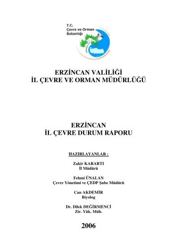 06 - çevresel etki değerlendirme planlama genel müdürlüğü