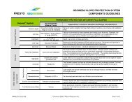 Slope Protection System Components Guidelines