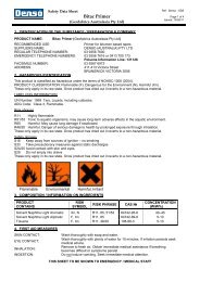 BitacÂ® Primer Material Safety Data Sheet - Geofabrics Australasia