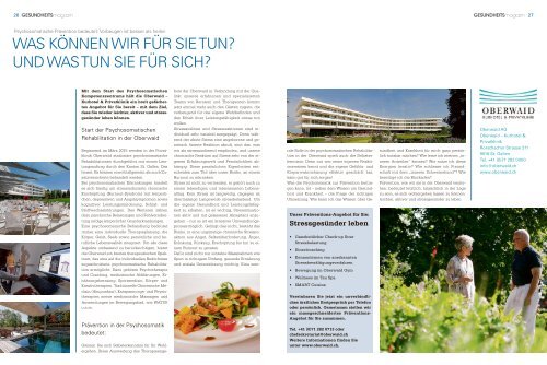 GESUNDHEITSmagazin