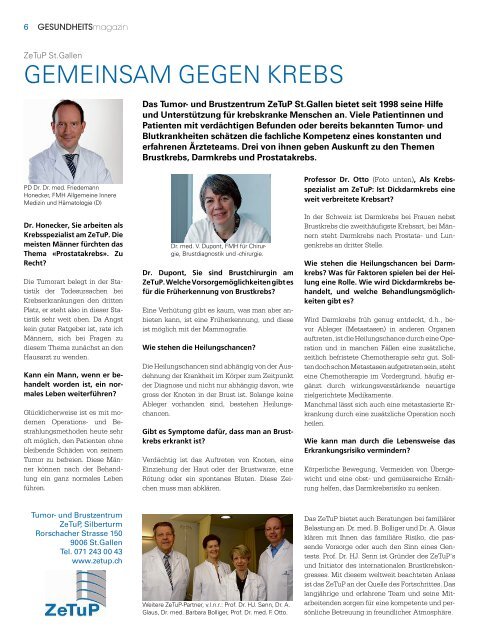 GESUNDHEITSmagazin