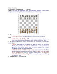 Alekhine's Defense: Mokele Mbembe Variation - Chess Openings 