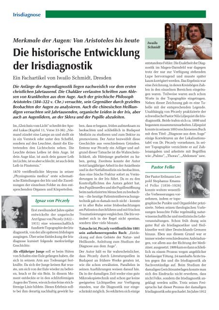 Merkmale Der Augen Von Aristoteles Bis Heute Naturheilpraxis