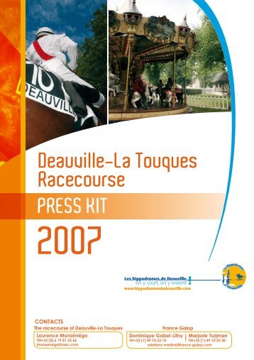 Deauville-La Touques Racecourse PRess kiT - France Galop