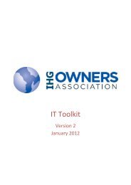 emea i.t. toolkit - IHG Owners Association